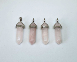 Ketting Met Rozenkwarts Steen "Rose Quartz"