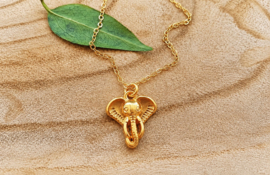 Olifant Ketting "Golden Elephant" (keuze uit 2 varianten)