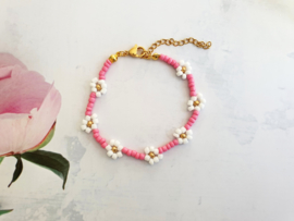 Armbandje "Beaded Daisy"