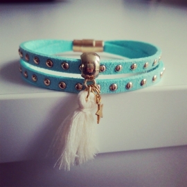 Armband "Minty Studs"