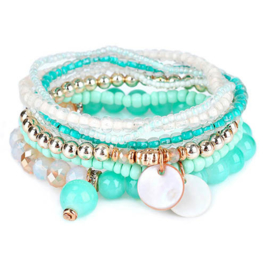 Armbanden Set "Turquoise Green"