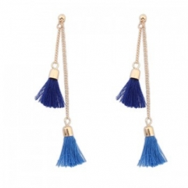 Oorbellen "Double Tassel" (in drie kleuren verkrijgbaar)