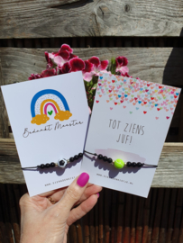 Cadeautje voor de leerkracht "De Ballen!" Keuze uit Meerdere Kaartjes