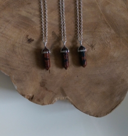 Ketting met Steen "Brown Obsidian"