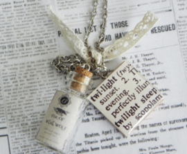 Ketting "Bottled Fur Of Werewolf" -gereserveerd voor Simone!