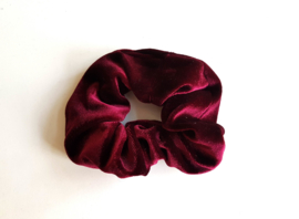 Velvet Scrunchie Rood