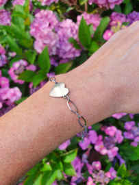 Armband Met Kaartje "Love Always" Zilver - Stainless Steel - Keuze Uit Veel Kaartjes