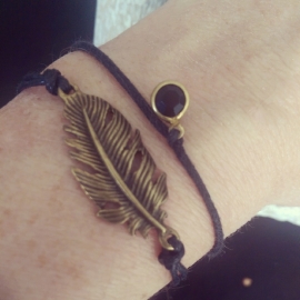 Armband "Bronze Feather"