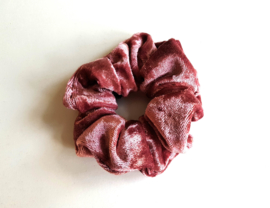 Velvet Scrunchie Oudroze