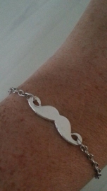 Snor Armbandje "Mustache"