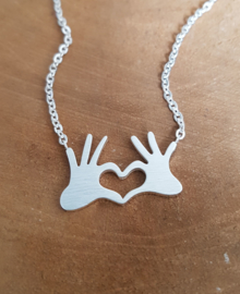 Subtiele Ketting "My Heart Is In Your Hands"