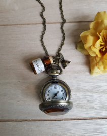 Horloge Ketting "Alice In Wonderland" Small