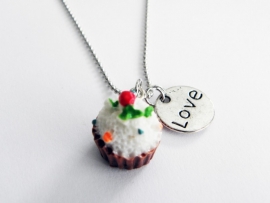 Ketting "I Love Brown Cupcakes"