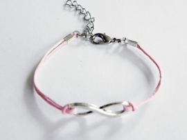 Infinity Armband - Lichtroze