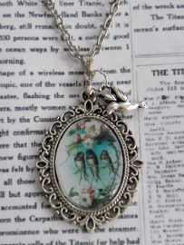 The Vintage Birds Collection Ketting "3 Little Birds"