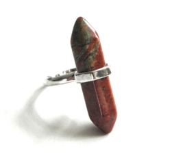 Ring Met Steen "Unakite"