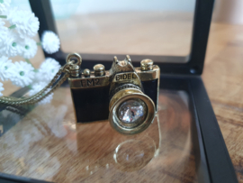 Camera Ketting "Say Cheese!" Zwart