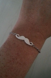 Snor Armbandje "Mustache"