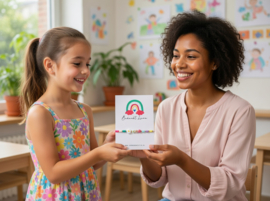 Cadeautje voor de Juf "Goodbye" - Met Kaartje Naar Keuze