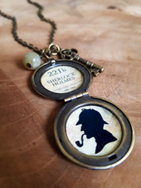 Medaillon Ketting "Sherlock Holmes"