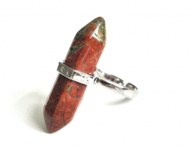 Ring Met Steen "Unakite"