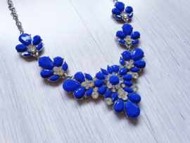 Statement Ketting "Blue Babe" Kobalt Blauw