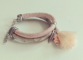 Ibiza Armband "Light Peach Pastel"