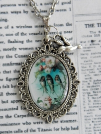 The Vintage Birds Collection Ketting "3 Little Birds"