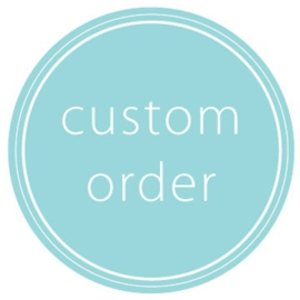 Customized order voor D.B.K.