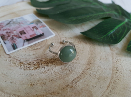 Ring "Aventurine" Stainless Steel