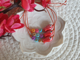 Juf Armbandje Met Kaartje "Bedankt Lieve Juf" - Keuze Uit Veel Kaartjes