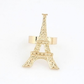 Ring "Eiffel Tower" Goudkleur