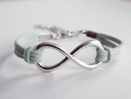 Infinity Armband "Silver & Mint Infinity"