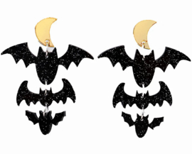 Vleermuis Oorbellen "The Bats Have Left The Bell Tower"