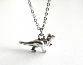 Subtiele Ketting 'Tiny Dinosaur"