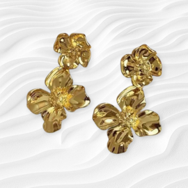 Oorbellen "Double Flower"