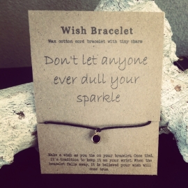 Wish Armband "Dull Your Sparkle"