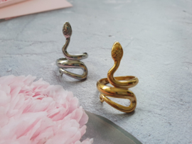 Slangen Ring "Snake Charmer" Stainless Steel