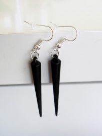 Oorbellen "Black Spikes"