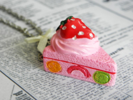Ketting "A Piece Of Cake" Pink