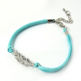 Veer Armband "Turquoise Feather"