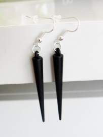 Oorbellen "Black Spikes"