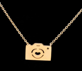 Camera Ketting "Photographer" Stainless Steel