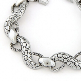 Armband "Silver Snake"