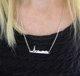 Subtiele Ketting "Paris Skyline"