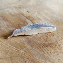 Haarspeldje "Silver Feather"