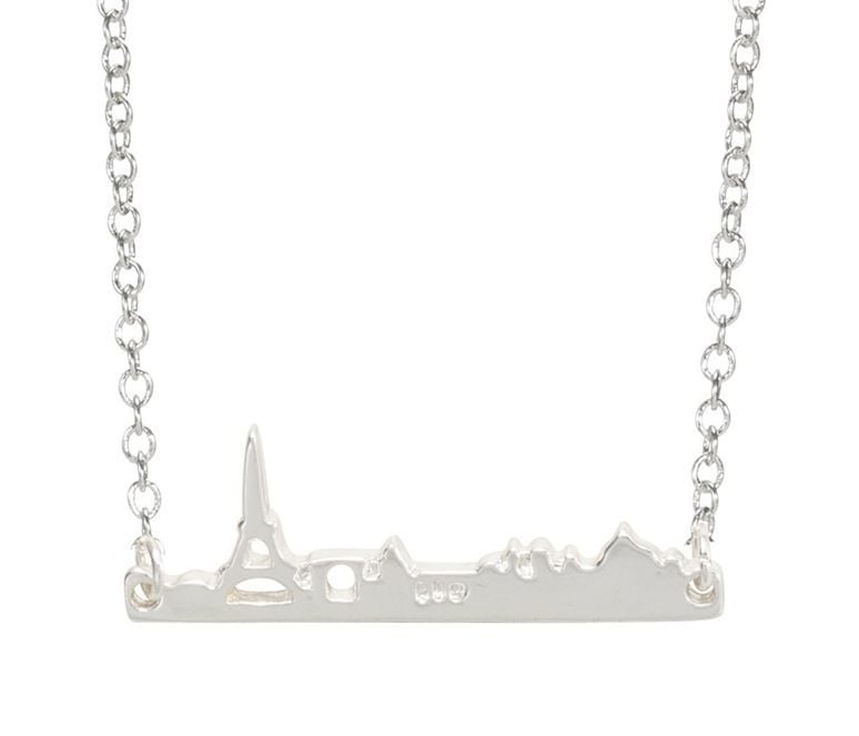 Subtiele Ketting "Paris Skyline"