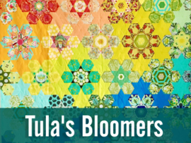 Bloomers - EPP - paper pieces - Tula Pink