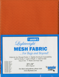 Mesh fabric - Pumpkin - By Annie