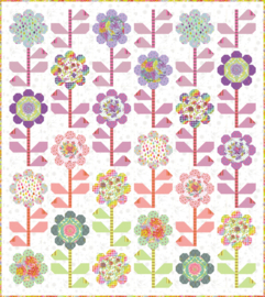 Blooming Bouquet Quilt - kit - LIGHT or DARK - Tula Pink